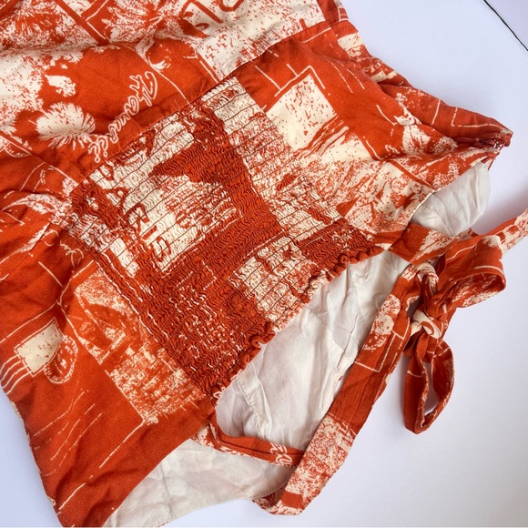 Urban Outfitters orange and Cream Mini Dress 🍊 - Picture 6 of 8